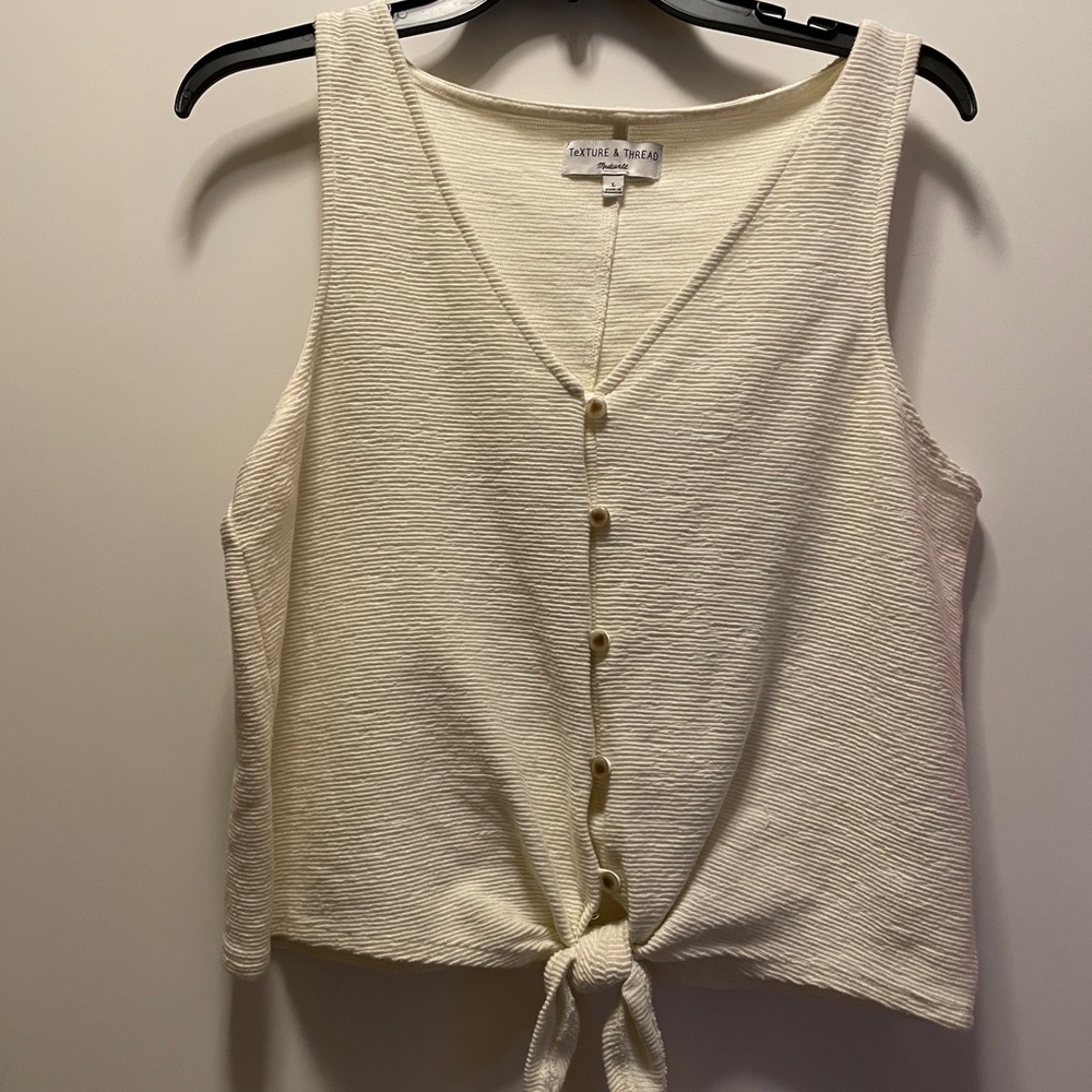 Madewell button up tank